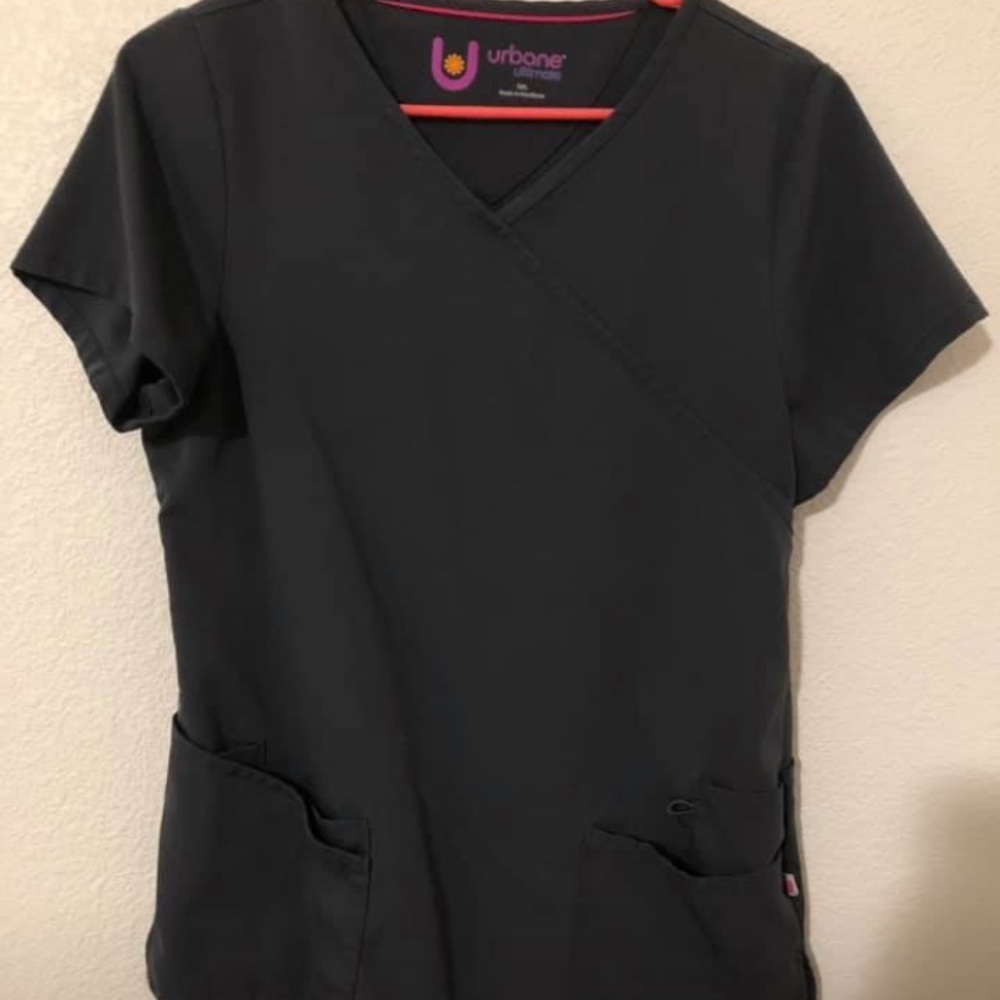 Charcoal gray scrubs
